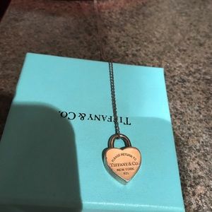 Tiffany heart Lock necklace
